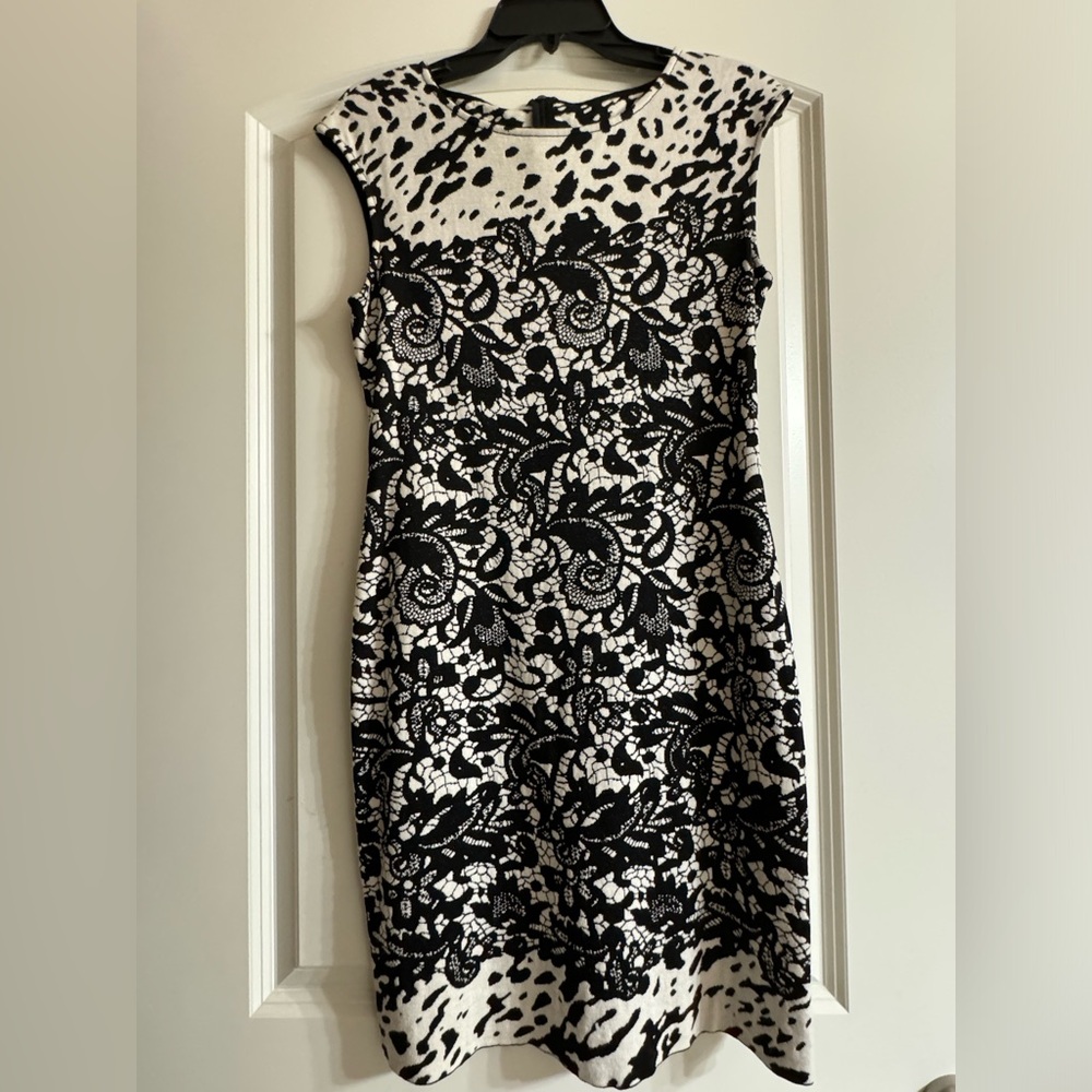 St. John Animal Print Dress, Size 6
